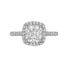 Betteridge 1.81 Carat Cushion Brilliant-Cut Diamond Engagement Ring