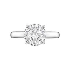 Betteridge GIA Report 2.10 Carat Round Brilliant Diamond Engagement Ring 12