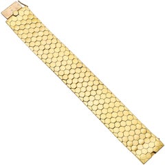 Van Cleef & Arpels Bracelet hexagone Ludo en or jaune