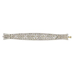 Old European Rose-Cut Diamond Bar Pin