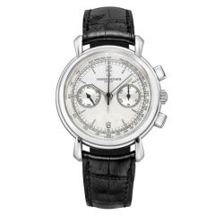 Vacheron Constantin Platin Les Historiques Chronograph Armbanduhr