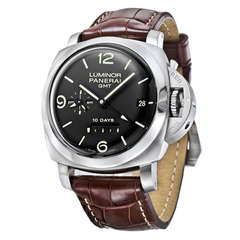 Used Panerai ​Stainless Steel Luminor GMT 1950 10-Days Wristwatch PAM 270
