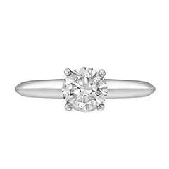 Tiffany & Co. 1.12 Carat Round Brilliant Diamond Ring