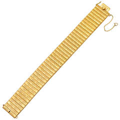 Buccellati Gold Wide Link Bracelet