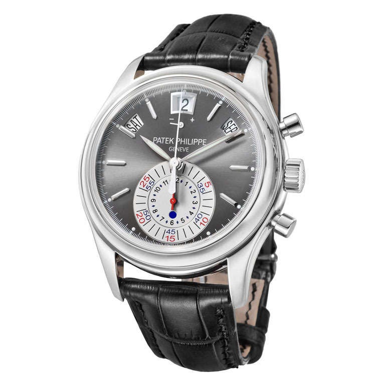 Patek Philippe Platinum ​Annual Calendar Chronograph Wristwatch Ref 5960P