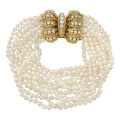 Marianne Ostier Pearl Torsade Bracelet