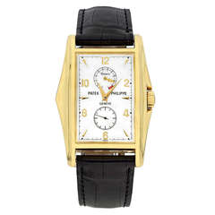 Patek Philippe Yellow Gold 10-Day Power Reserve Wristwatch Ref 5100J