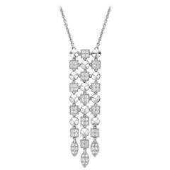 Bulgari ​White Gold Diamond Lucea Pendant Necklace