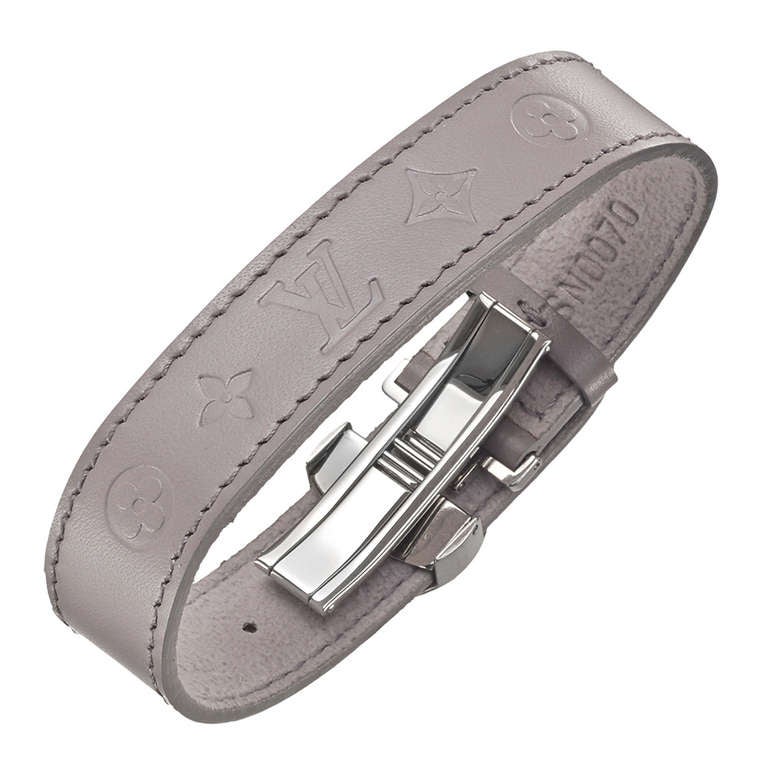 Purplish-gray leather 