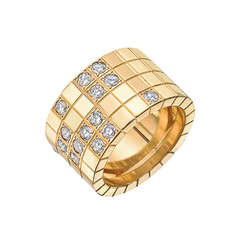 Cartier Gold & Diamond "Lanières" Band Ring