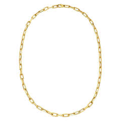 Cartier Gold "Santos-Dumont" Link Necklace