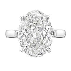 Betteridge 5.41 Carat Oval-Cut Diamond Ring