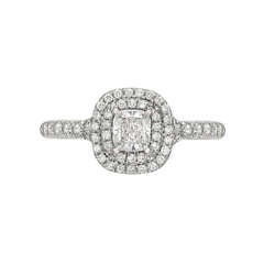 Tiffany & Co. 0.40 Carat Cushion-Cut Diamond "Soleste" Ring