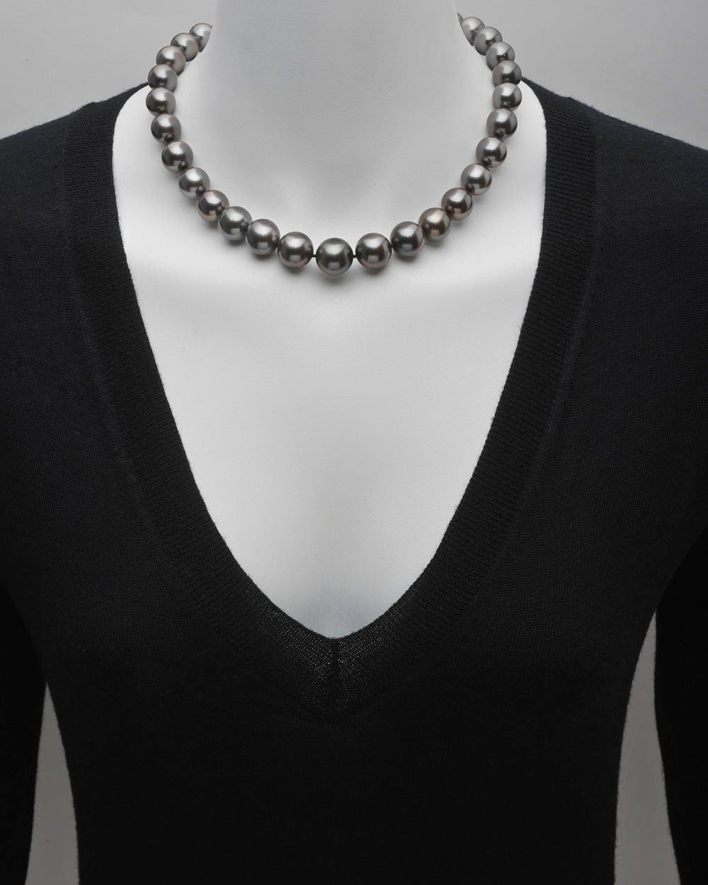 Tahitian Pearl Pave Y Necklace main image 0
