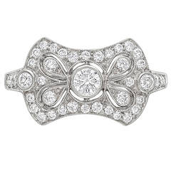 Kwiat Diamond Bow Dress Ring