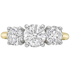 Tiffany & Co. 0.90 Carat GIA Cert Round Brilliant Diamond Engagement Ring
