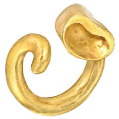 Lalaounis ​Gold Horn Bypass Ring