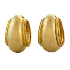 Tiffany & Co. Paloma Picasso Gold Hoop Earrings