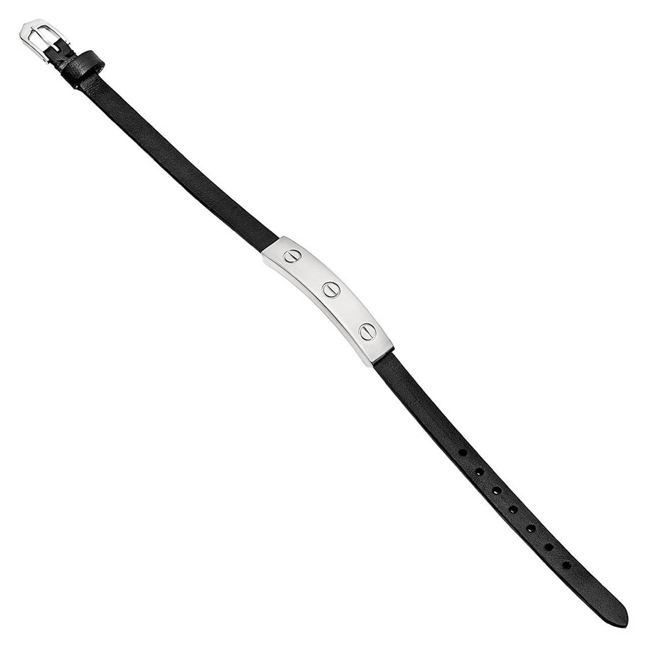 Cartier White Gold LOVE ID Bracelet