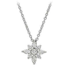 Kwiat Diamond Star Pendant Necklace