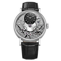 Breguet White Gold Tradition Wristwatch with Power Reserve circa 2014