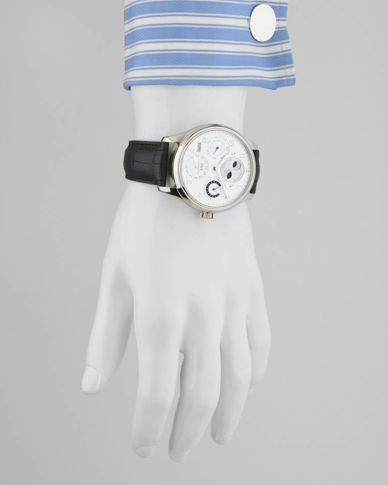 IWC Platinum Portuguese Perpetual Calendar Wristwatch
