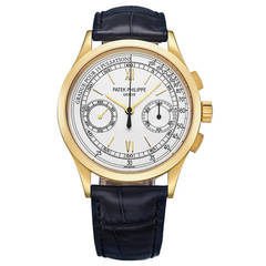 Patek Philippe ​Yellow Gold Chronograph Wristwatch with Pulsemeter Ref 5170J