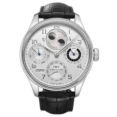 IWC Platinum Portuguese Perpetual Calendar Wristwatch