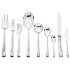 Tiffany & Co. ​Silver "Art Deco" Flatware Set