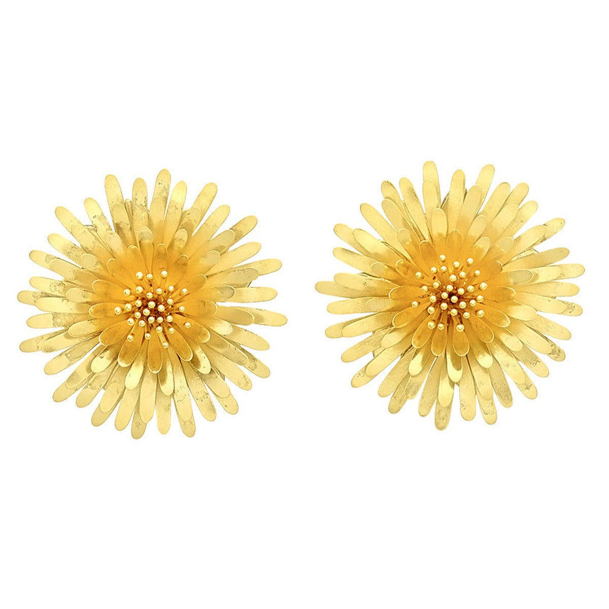 McTeigue & McClelland Gold ''Dandelion" Earrings