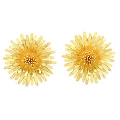 McTeigue & McClelland Gold ''Dandelion" Earrings