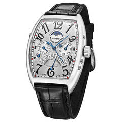 Franck Muller ​Stainless Steel Perpetual Calendar Wristwatch