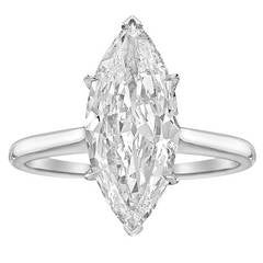 Harry Winston ​2.01 Carat Marquise-Cut Diamond Engagement Ring