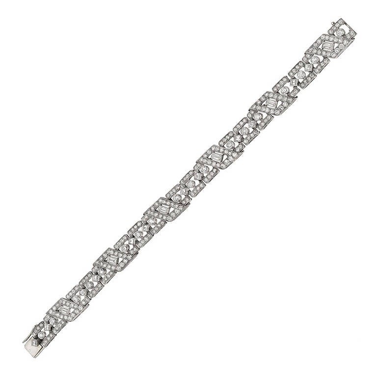 Lacloche Freres Art Deco Diamond Bracelet