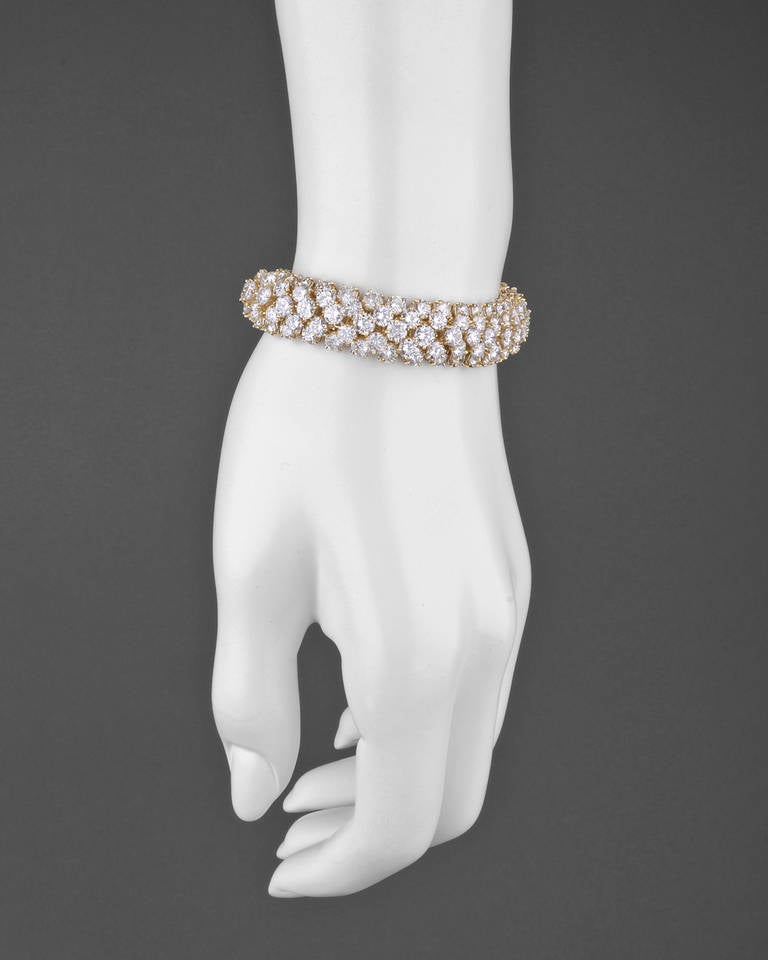 Women's Van Cleef & Arpels Five-Row Diamond Bracelet