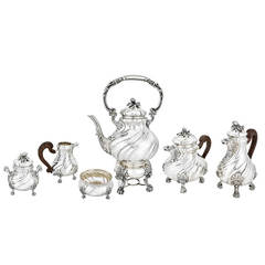 Italian 7-Piece Silver Tea & Coffee Service