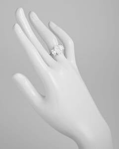 Tiffany & Co. 4.00 Carat Emerald-Cut Diamond Platinum Engagement Ring