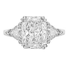 5.04 Carat Radiant-Cut Diamond Engagement Ring 1