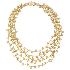 Marco Bicego Five Strand ​Gold Acapulco Necklace