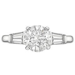 1.60 Carat Round Brilliant Diamond Engagement Ring 1.60 Carat Round Brilliant Diamond Engagement Ring