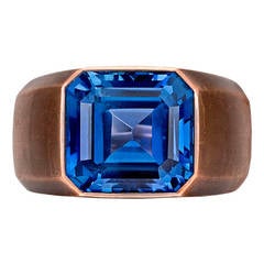 Hemmerle 14.80 Carat Ceylon Sapphire Ring