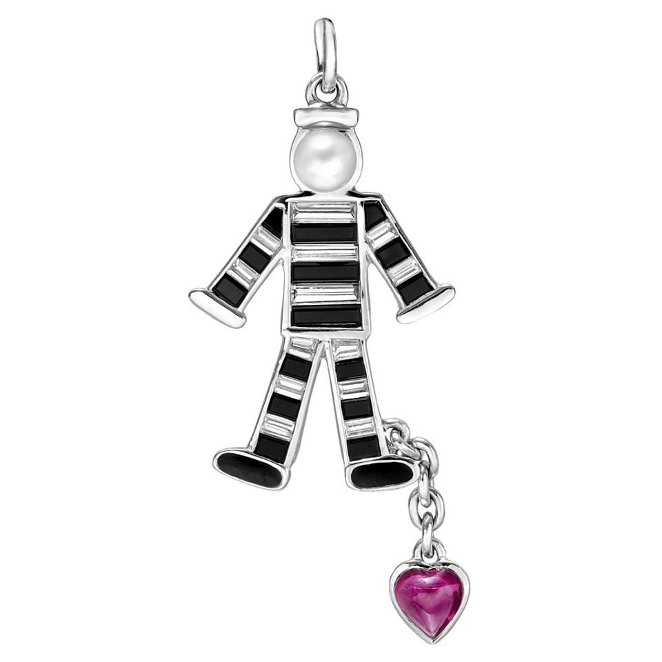 Raymond C. Yard Prisoner of Love Gem-Set Charm