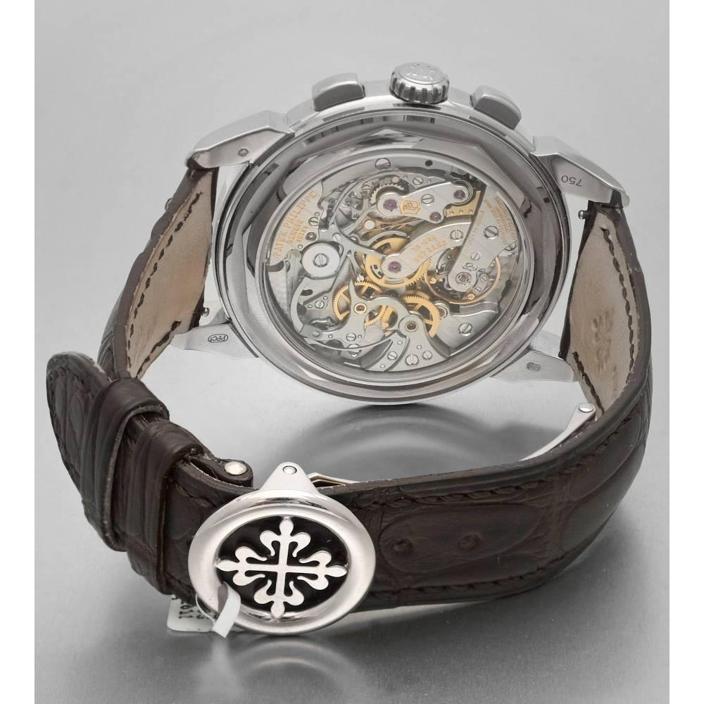 Men's Patek Philippe ​White Gold Perpetual Calendar Chronograph Wristwatch