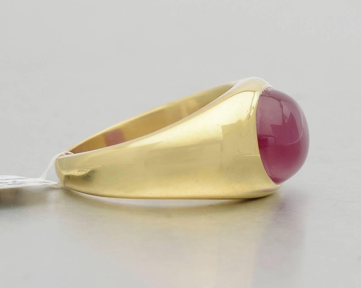 Bulgari Zigeunenring mit Rubin in Gold Damen
