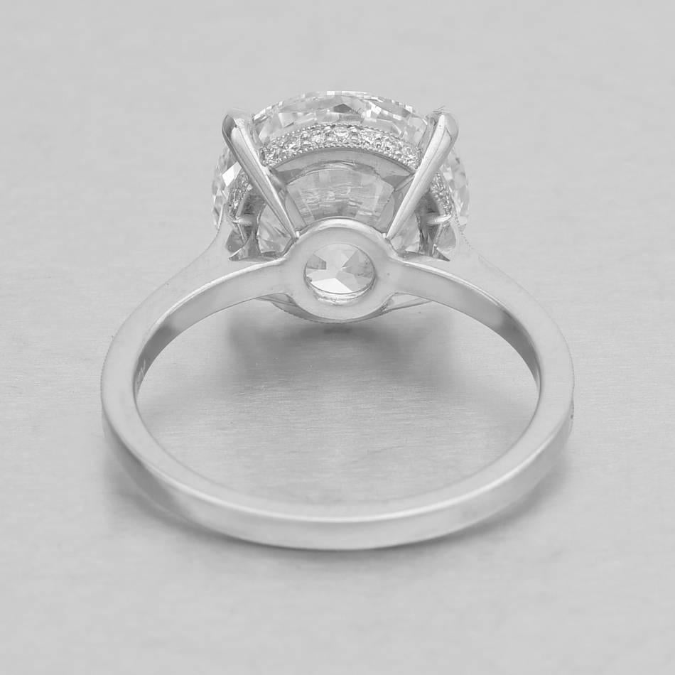 Betteridge 5.01 Carat Round Brilliant Diamond Platinum Engagement Ring 1