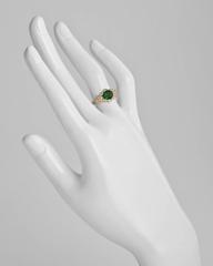 Tiffany & Co. Tsavorite Diamond Gold Dress Ring