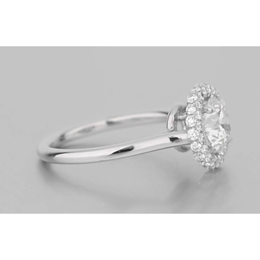 1.11 Carat Round Brilliant Diamond Ring In New Condition In Greenwich, CT