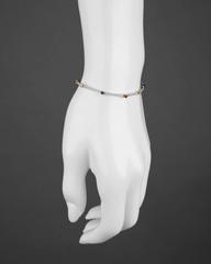 Diamond Ruby Sapphire Line Bracelet