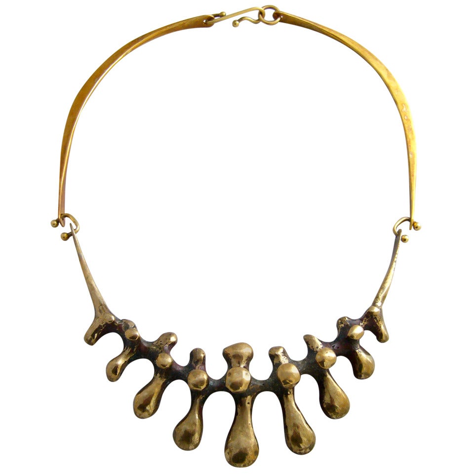 Jack Boyd Hinged Bronze Necklace