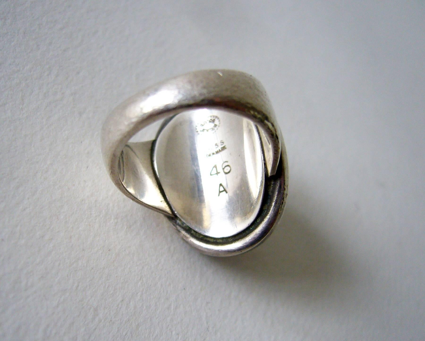 Women's Harald Neilsen for Georg Jensen Amethyst Sterling Silver Ring